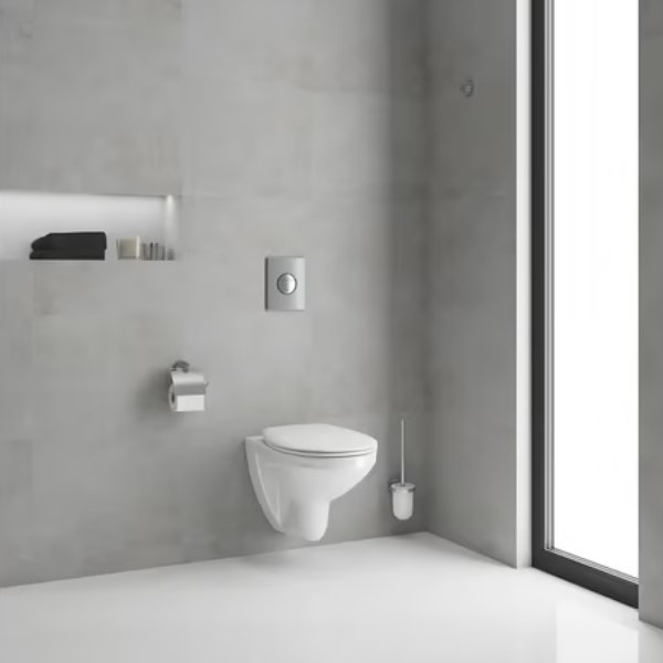 Pack wc suspendu abattant déclipsable et frein de chute