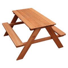 Table de pique nique enfant Marron