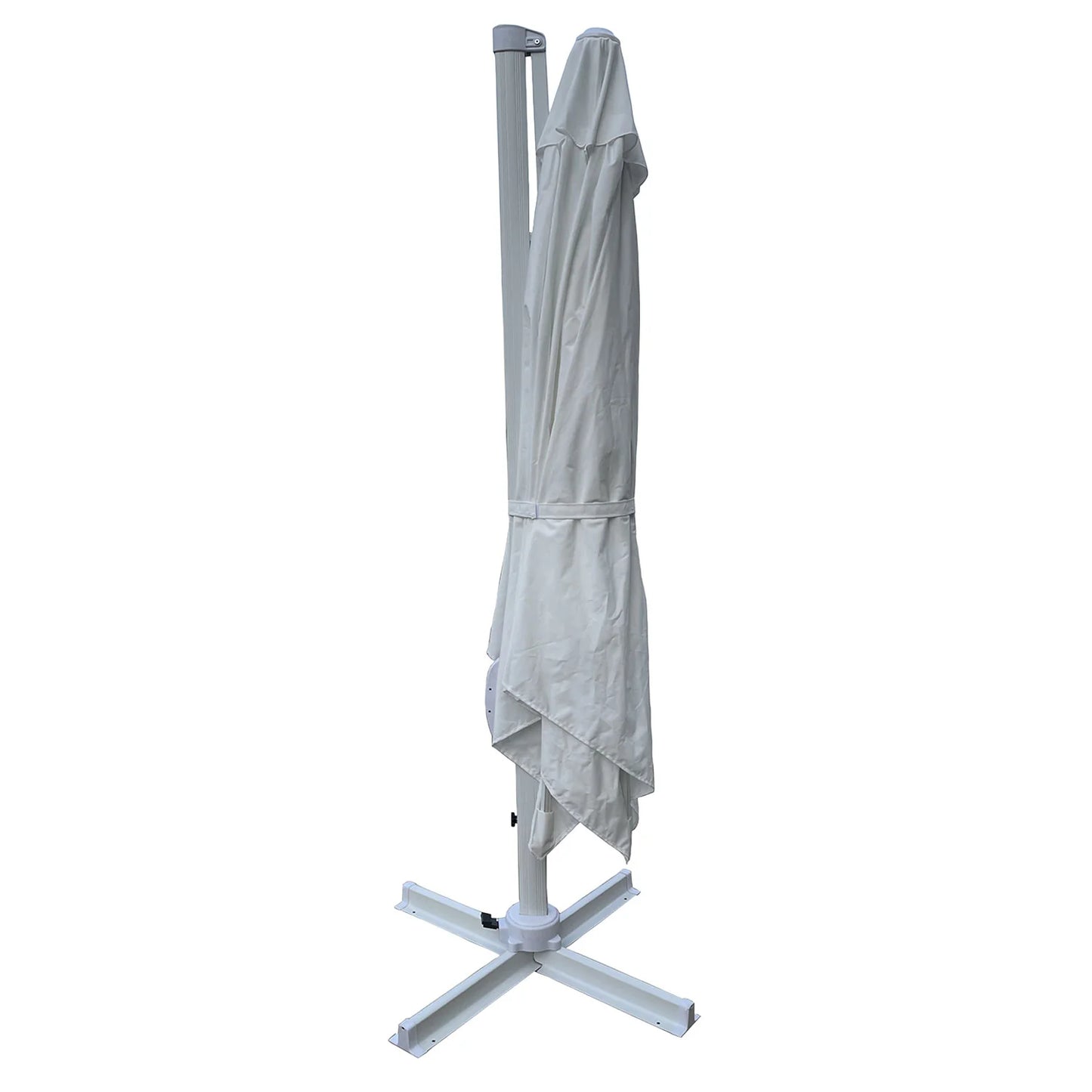 Parasol déporté rectangulaire 3x4m - Blanc